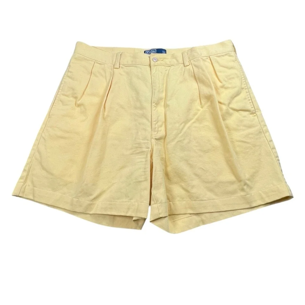 Polo Ralph Lauren Mens‎ 38 Yellow Cotton Tyler Short 5